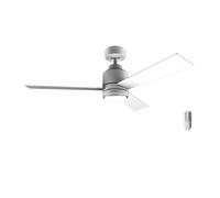 Cecotec Ventilateur de Plafond avec Lumière EnergySilence Aero 4850 Style Blanc: 30 W Diamètre 48"" avec 3 Pales Télécommande
