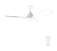 Cecotec – Ventilateur de plafond EnergySilence Aero 5200 White, Ø122 cm, LED18W, 3 vitesses