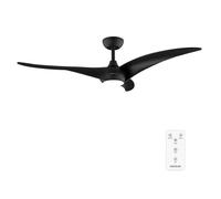 Cecotec - Ventilateur de Plafond avec Lumière EnergySilence Aero 5295 Black - 40 W, Diamètre 137 cm, 3 Pales