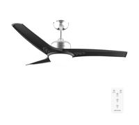 Cecotec Ventilateur de plafond EnergySilence Aero 560 IronBlack – 132 cm, 60 W, télécommande