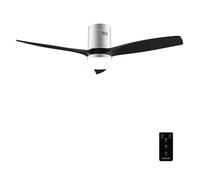 Cecotec Ventilateur de plafond EnergySilence Aero 5600 52" DC 40W LED Télécommande Iron&Black