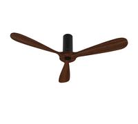 Cecotec Ventilateur de plafond avec télécommande et Wifi EnergySilence Aero 5500 Black Aqua Connecté. 40 W, Diamètre 52", 3 Lames, Protection IP44, Mode hiver-été, Minuterie