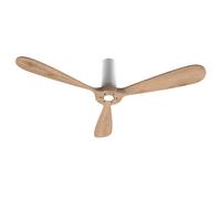 Cecotec Ventilateur de plafond avec télécommande et Wifi EnergySilence Aero 5500 Blanc Aqua Connecté. 40 W, Diamètre 52", 3 Lames, Protection IP44, Mode hiver-été, Minuterie