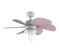 Cecotec Ventilateur de plafond EnergySilence 3600 Vision Violet – 92 cm, 50 W, blanc/lilas