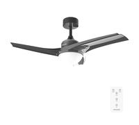 Cecotec Ventilateur de Plafond EnergySilence Aero 470. 55 W, Diamètre de 106 cm, 3 Pales, 3 Vitesses, Fonction Hiver (Diamètre 106 cm, Gris)