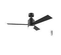 Cecotec Ventilateur de Plafond Energysilence Aero 4850 Style Black, 30 W, Diamètre 48", 3 Lames, Télécommande, Moteur DC, 6 Vitesses, Mode d'Hiver-Été, Brise Naturelle