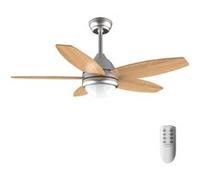 Cecotec Ventilateur de plafond Energysilence Aero 495 – 55 W, diamètre 42″, 5 lames réversibles G