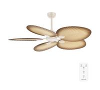 Ventilateur de plafond - CECOTEC - EnergySilence Aero 5200 Palm - 132 cm - Moteur DC 35 W - 6 vitesses