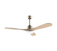 Cecotec Ventilateur de plafond EnergySilence Aero 5290 Golden pro de 35 W et 52” avec un moteur DC et une lampe LED