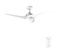 Cecotec Ventilateur de Plafond EnergySilence Aero 560. 60 W, Diamètre de 52” / 132 cm, 3 Pales, 3 Vitesses, Fonction Hiver (Diamètre 132 cm, Blanc)