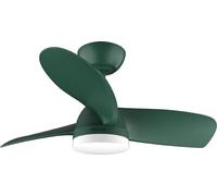 Cecotec Ventilateur de plafond fr avec lumière EnergySilence Aero 3050 Mint. 35 W, moteur DC, diamètre 36" avec lumière LED, télécommande, minuterie, 6 vitesses et 3 pales.