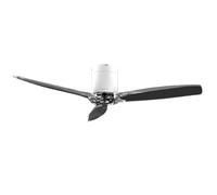 Cecotec Ventilateur de Plafond EnergySilence Aero 5285 WhiteTransparent Connected, Moteur DC 40W, Diamètre 132 cm, Basse Consommation, Wifi, Télécommande, Extérieur, Minuteur, Été et Hiver, Silencieux