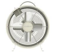 Cecotec Ventilateur de Table EnergySilence 400 RetroDesk Beige, 25W Puissance,Diamètre 20 cm (8"), 4 Pales Aérodynamiques, Design Minimaliste, 2 Vitesses, Robuste et Base Stable, Utilisation Facile