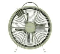 Cecotec - Ventilateur de Table EnergySilence 400 RetroDesk Green - 25 W, Diamètre 63 cm, 4 pales, 2 Vitesses, Design Soigné, Utilisation Facile