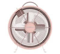 Cecotec - Ventilateur de Table EnergySilence 400 RetroDesk Pink - 25 W, Diamètre 63 cm, 4 pales, 2 Vitesses, Design Soigné, Utilisation Facile