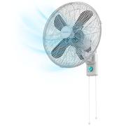 Cecotec Ventilateur Mural EnergySilence 4500 Power Wall, 50W, Diamètre 45 cm (18"), 4 Pales Aérodynamiques, Interrupteur Chaînette, 3 Vitesses, Inclus Éléments de Fixation, Blanc, Montage Facile