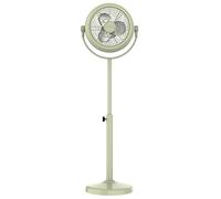 Cecotec - Ventilateur sur Pied EnergySilence 250 ClassicStyle Green - 25 W, Diamètre 25 cm, 3 Pales et Hauteur Réglable, 2 Vitesses et Design Soigné, Utilisation Facile, Utilisation Facile
