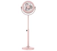Cecotec - Ventilateur sur Pied EnergySilence 250 ClassicStyle Pink - 25 W, Diamètre 25 cm, 3 Pales et Hauteur Réglable, 2 Vitesses, Design Soigné, Utilisation Facile