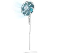 Cecotec - Ventilateur sur Pied EnergySilence 610 Max Flow - 70 W, Diamètre 30 cm, 7 Pales, 4 Vitesses et Minuterie Jusqu'à 2 Heures, Oscillation Automatique à 90º, Hauteur Réglable