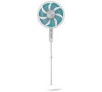 Cecotec - Ventilateur sur Pied EnergySilence 610 Max Flow - 70 W, Diamètre 30 cm, 7 Pales, 4 Vitesses et Minuterie Jusqu'à 2 Heures, Oscillation Automatique à 90º, Hauteur Réglable