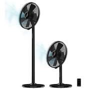 Cecotec Ventilateur sur pied et de bureau EnergySilence 555 2in1 Smart XL. 55 W, 16" de diamètre, 5 pales, moteur en cuivre, télécommande, 3 modes et 3 vitesses, minuterie 7 heures et oscillation