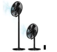 Cecotec Ventilateur sur pied et de bureau EnergySilence 555 2in1 Smart XL. 55 W, 16" de diamètre, 5 pales, moteur en cuivre, télécommande, 3 modes et 3 vitesses, minuterie 7 heures et oscillation