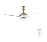 Cecotec Ventilateurs de plafond avec lumière EnergySilence Aero 4265 GoldWhite