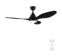 Cecotec Ventilateurs de plafond avec lumière EnergySilence Aero 5200 Black