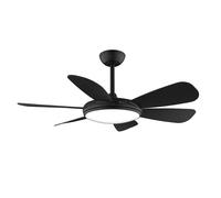 Cecotec Ventilateur De Plafond Avec Lumière EnergySilence Aero 5200 Black Pro. 36 W, Diamètre 132 cm, LED 32 W, Télécommande, Minuterie 8 Heures, Mode Été/Hiver