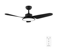 Cecotec Ventilateurs de plafond avec lumière EnergySilence Aero 5200 Light Black