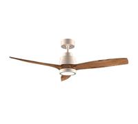 Cecotec - Ventilateur de Plafond avec Lumière EnergySilence Aero 5295 GoldBlack - 35 W, Diamètre 132 cm, 3 Pales, LED 18 W, Télécommande et Minuterie, 6 vitesses Mode Été/Hiver
