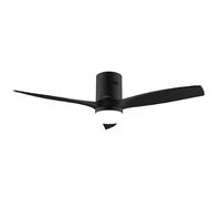 Cecotec - Ventilateur de Plafond avec Lumière EnergySilence Aero 5600 Aqua Black&Black Connected - 40 W, 6 Vitesses, Diamètre 132 cm, LED de 20 W, 3 Pales, Minuterie, Mode Été/Hiver