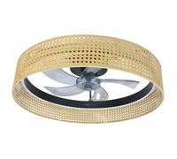 Cecotec Ventilateurs de plafond avec lumière EnergySilence LampAero 600 Beige Design