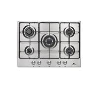 CECTG5VIX - Table de cuisson au gaz - 5 plaques de cuisson - largeur : 70 cm - profondeur : 51.5 cm - inox