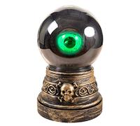 Automate Halloween - PTIT CLOWN - Boule de Cristal Oeil - Sonore, Lumineuse, Animée - 20 cm