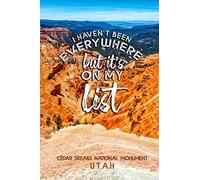 Cedar Breaks National Monument Lined Journal: A travel staple for documenting adventures.