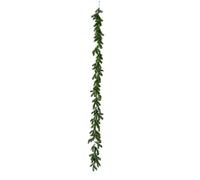 Cedar Garland Decor - Flexible Fake Plant for Holiday | Hangable Pine Garland with Artificial Design, Christmas Decoration for Window Wall Table Staircase Mantle Gathering Graduation Birthday Party
