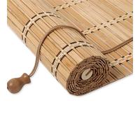 Cedario Store Bambou Intérieur, Store Bambou Extérieur, Modèle Enrouleur | Store bambou extérieur pour balcon ou terrasse couverte, enrouleur réglable par cordon avec protection de la vie privée