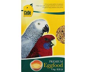 CéDé Pâtée aux Oeufs pour Grande Perruche/Perroquet 1 kg - Lot de 2