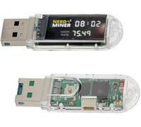 CEDER - Nerdminer V2 Pro Mining Bitcoin 79KH/S Solo Faible Consommation d'énergie assemblé WiFi & USB-C Lottery Miner Win 3.125 BTC