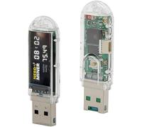 CEDER - Nerdminer V2 Pro Mining Bitcoin BTC 79KH/S Solo Miner Faible Consommation d'énergie BTC Nerd Miner Prêt à l'emploi WiFi & USB-C Power Lucky (Lottery Miner Win 3.125 BTC) (T-Dongle)
