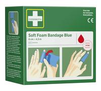 CEDERROTH Bandage en mousse souple - Couleur : bleu - Longueur : 450 cm - Largeur : 6 cm