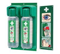 CEDERROTH CEDERROTH Support mural pour 2 flacons de rinçage oculaire 500 ml Quantité:1