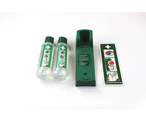 Cederroth Lot de 2 douches pour les yeux et 1 support mural, rinçage d'urgence, bouteille pour les yeux