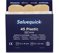 CEDERROTH Salvequick Recharge pansements textiles assortis en 2 tailles