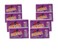Cedevita Multivitamines Bonbons sains et sucrés avec 9 vitamines essentielles à saveur de fruits des bois - Une poche pleine de vitamines Booster du système immunitaire - Paquet de 8 bonbons, 19,5 g