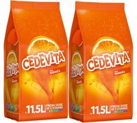 Cedevita orange 2 x 1 kg naranca poudre effervescente avec 9 vitamines pour 26L boissons non alcoolisées