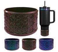 CEDIDJAC Bottes en silicone pour tasse Stanley de 50/76/1200 ml, pour IceFlow 20/887 ml, pour bottes Hydroflask de 340 à 710 ml, pour gobelet Owala de 1200 ml, protection de fond pour accessoires de