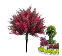 Cèdre Artificiel, Arbre Artificiel d'Extérieur avec Tuteur, Artificielles Résistantes aux Intempéries Hauteur 61 cm pour Décoration de Patio Porche Aménagement Paysager