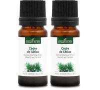 CÈDRE DE L'ATLAS BIO - 10mL - Huile Essentielle de Qualité Premium - 100% Pure, Naturelle, garantie ChromaCert® - Chémotypée & Intégrale (Lot de 2)